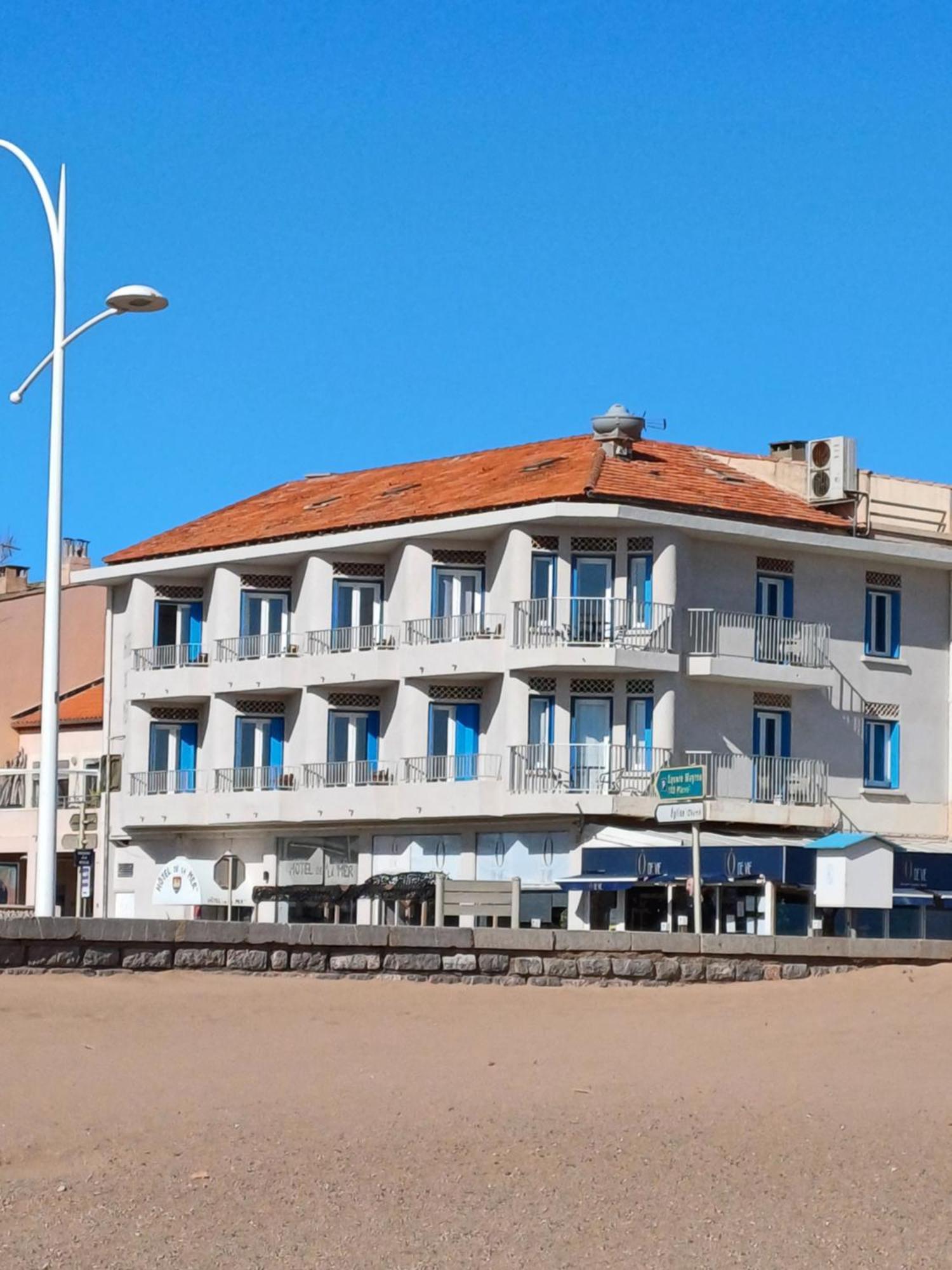 Hotel De La Mer Valras-Plage Eksteriør billede