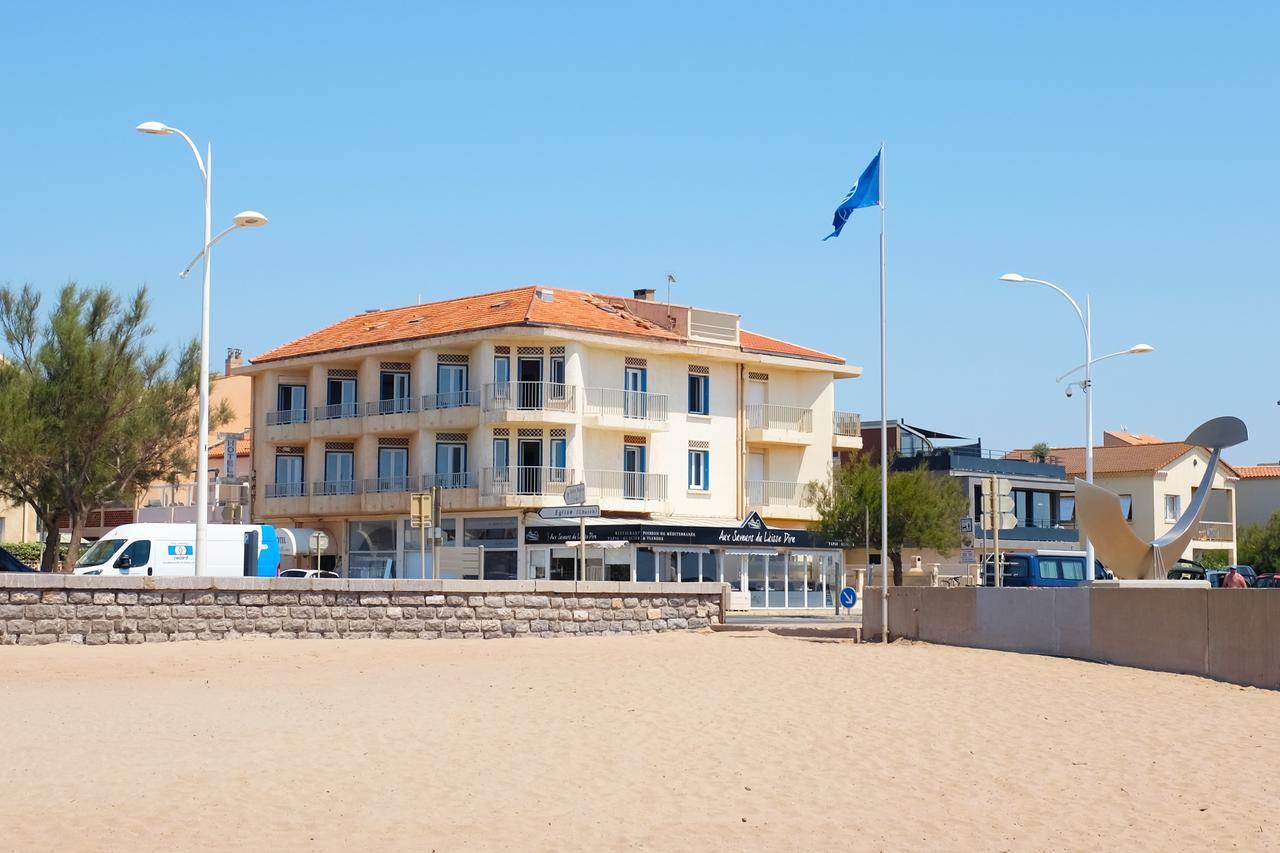 Hotel De La Mer Valras-Plage Eksteriør billede